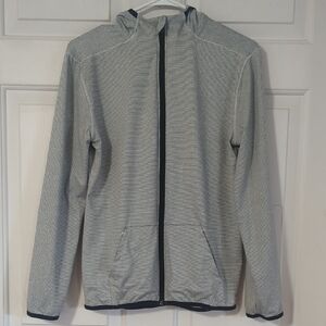 Kids' Light Gray Zip-Up Hoodie